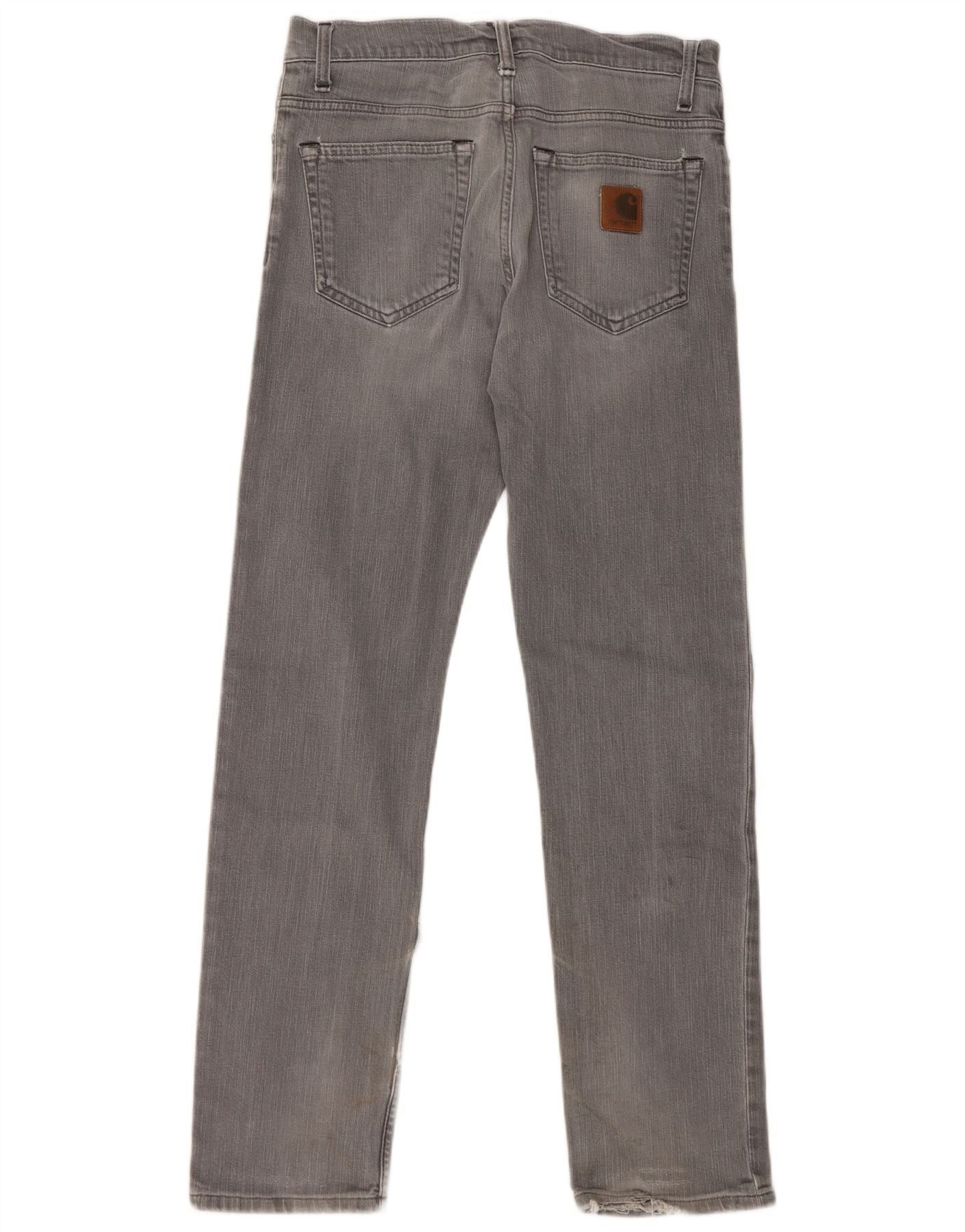 Carhartt Mens Slim Jeans 30 W30 L32 Grey Cotton Size US 30 / EU 46 - 2 Thumbnail