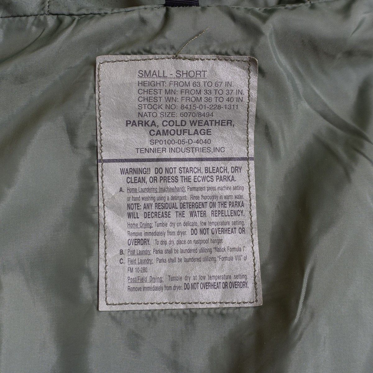 Vintage ECWCS GORE-TEX Parka Jacket Size S-S Size US XL / EU 56 / 4 - 8 Thumbnail