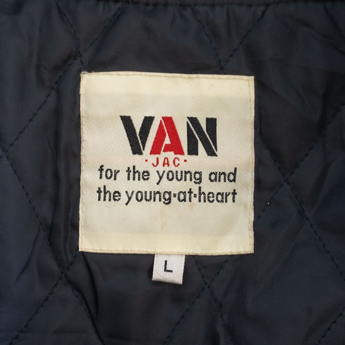 Vintage VAN JAC Leather-sleeved varsity jacket Size L Size US L / EU 52-54 / 3 - 5 Thumbnail