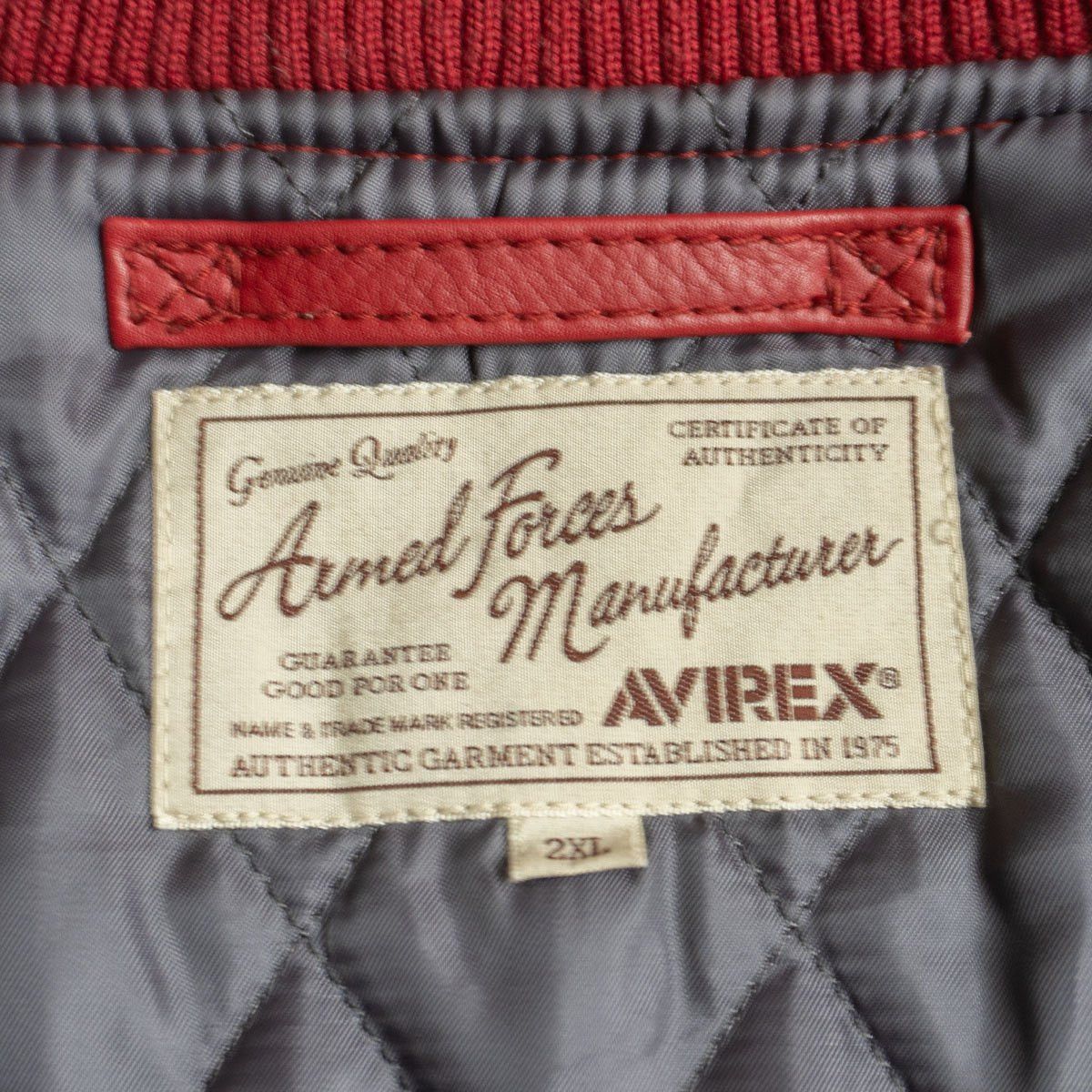 Avirex Avirex Leather Zip Varsity Jacket Size 2XL Size US XXL / EU 58 / 5 - 6 Thumbnail