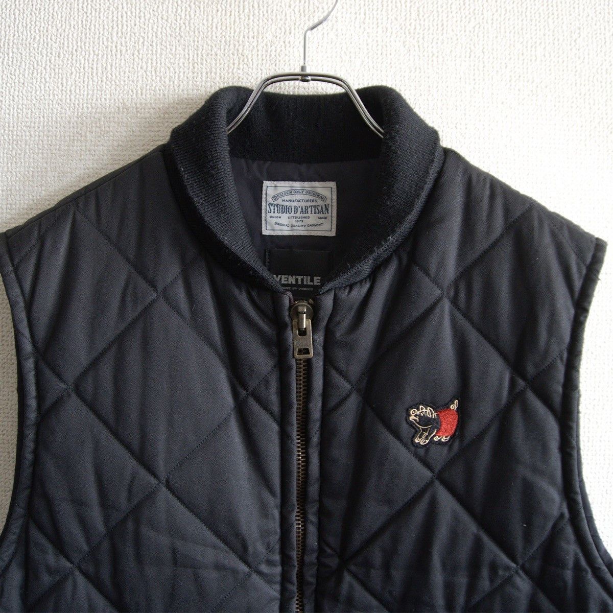 Studio D'Artisan Studio D'Artisan 44 Quilted Ventile Vest Black Size 44 Size US S / EU 44-46 / 1 - 2 Thumbnail