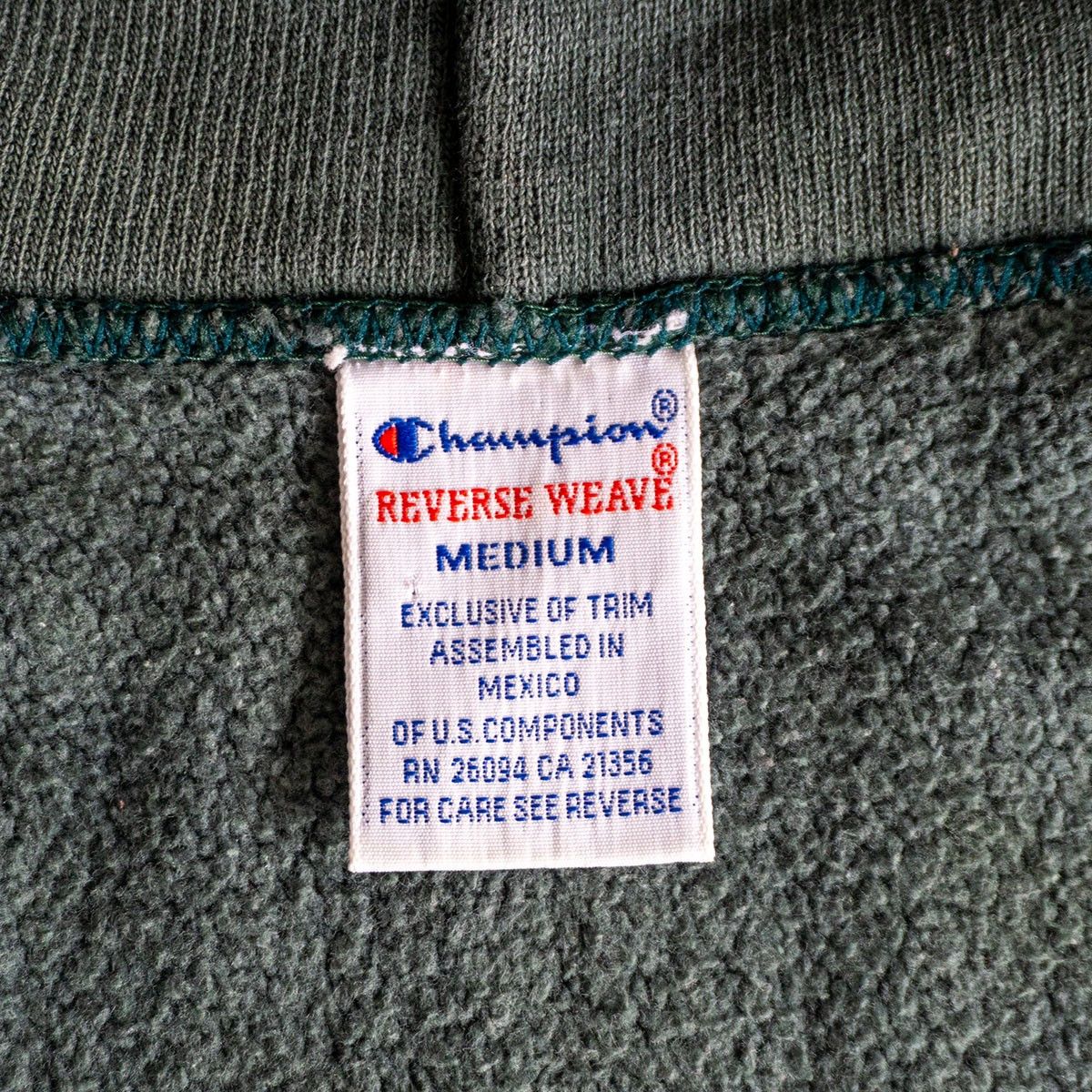 Champion Champion 90S Reverse Weave Zip Hoodie Size M Size US M / EU 48-50 / 2 - 3 Thumbnail