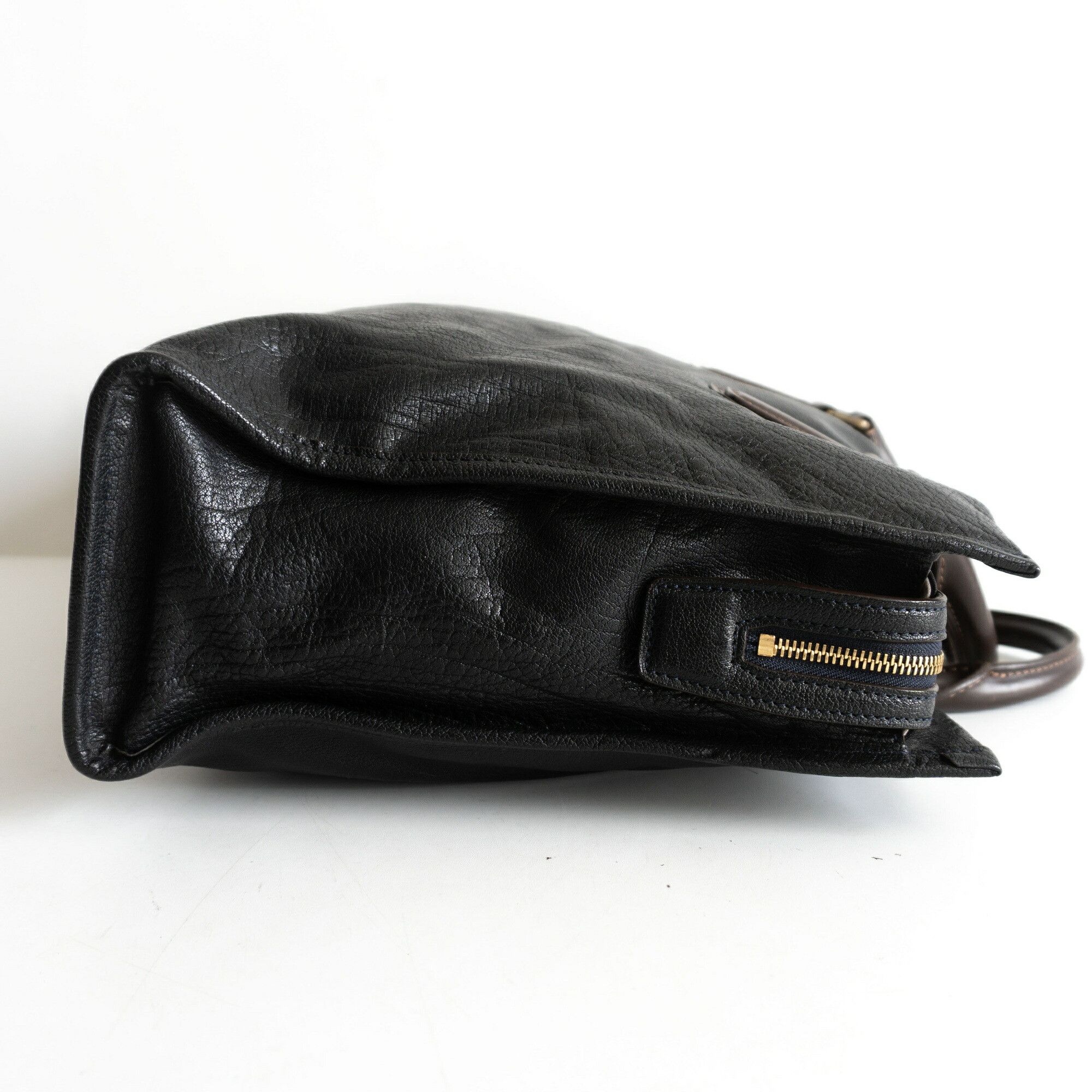 Japanese Brand Buffalo Square Briefcase Bag Size ONE SIZE - 4 Thumbnail