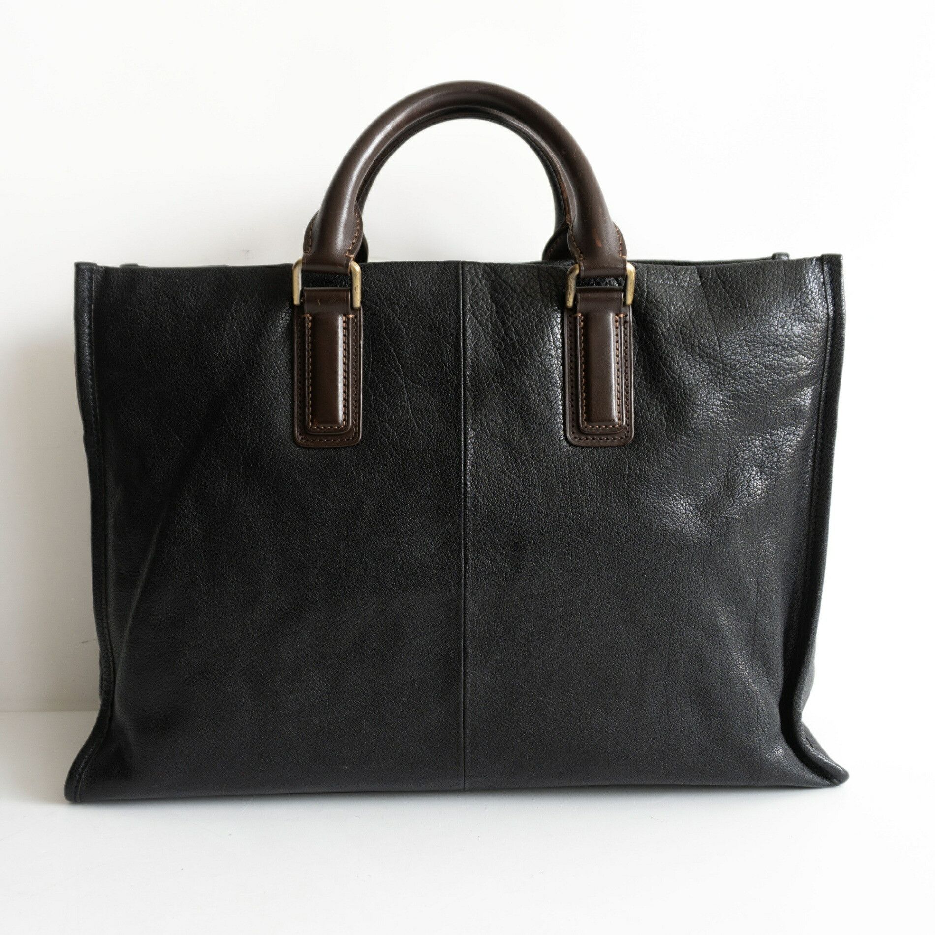 Japanese Brand Buffalo Square Briefcase Bag Size ONE SIZE - 2 Thumbnail