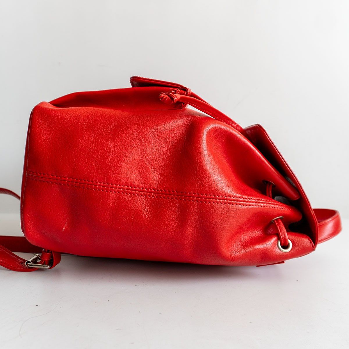 Ferrari Ferrari Leather Backpack Red Size ONE SIZE - 3 Thumbnail