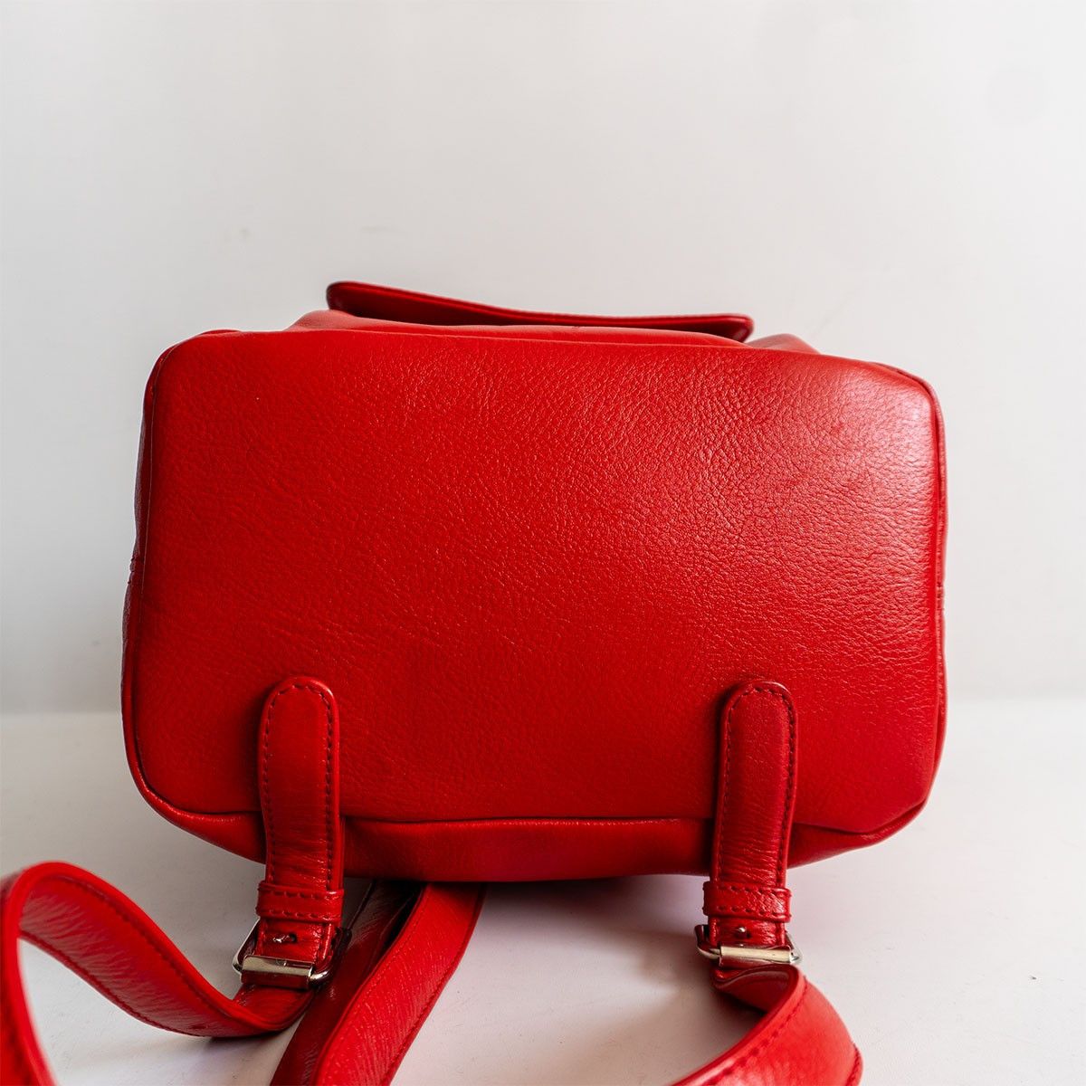 Ferrari Ferrari Leather Backpack Red Size ONE SIZE - 4 Thumbnail