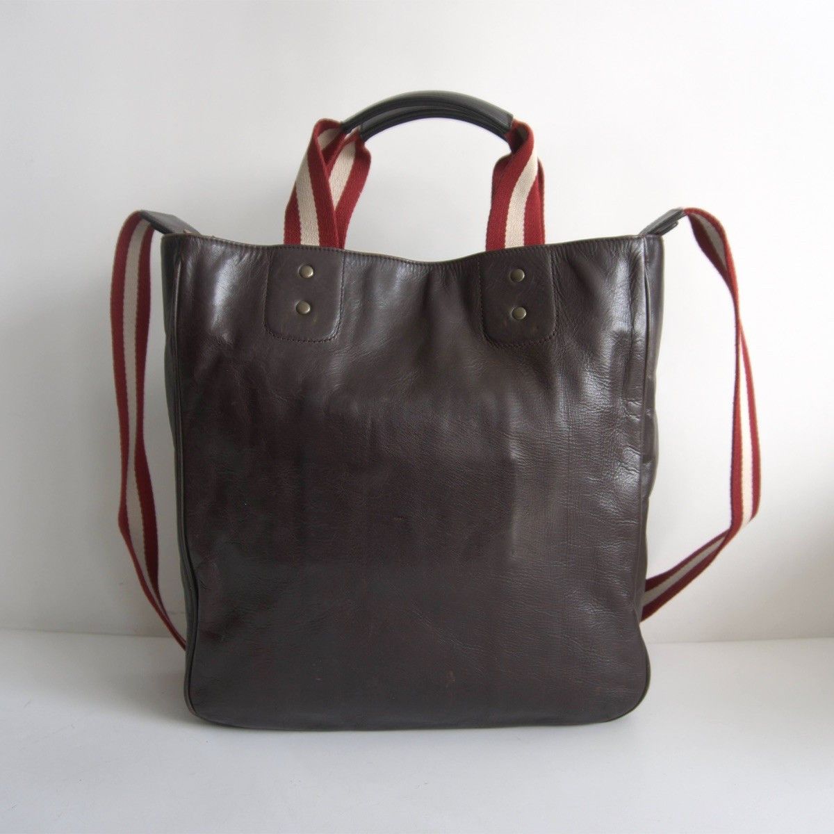 Bally Bally Leather 2-way Tote Bag Brown Size ONE SIZE - 2 Thumbnail