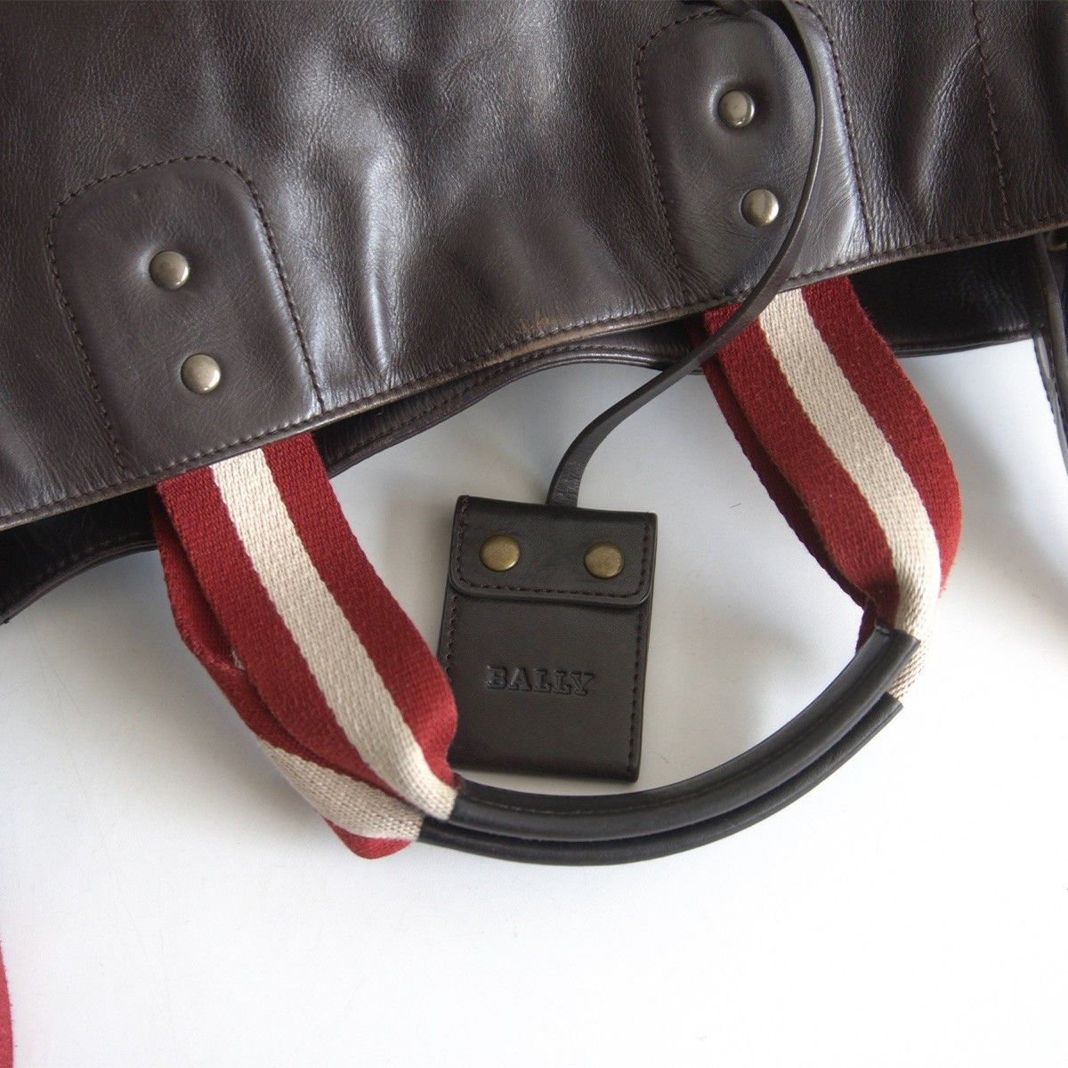 Bally Bally Leather 2-way Tote Bag Brown Size ONE SIZE - 3 Thumbnail