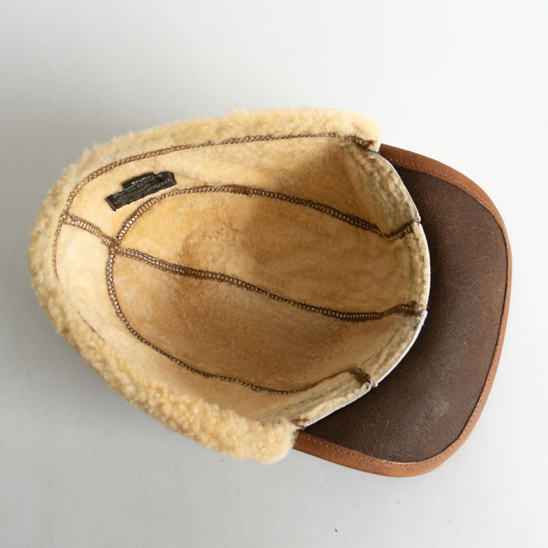 Vintage EASTMAN B-2 Shearling Flight Cap Hat Size 7 Size ONE SIZE - 6 Thumbnail