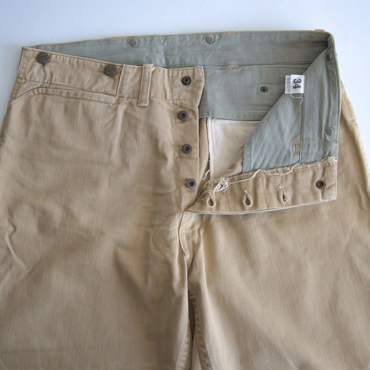 Warehouse Warehouse Button Suspender Work Pants Size 34 Size US 34 / EU 50 - 4 Thumbnail