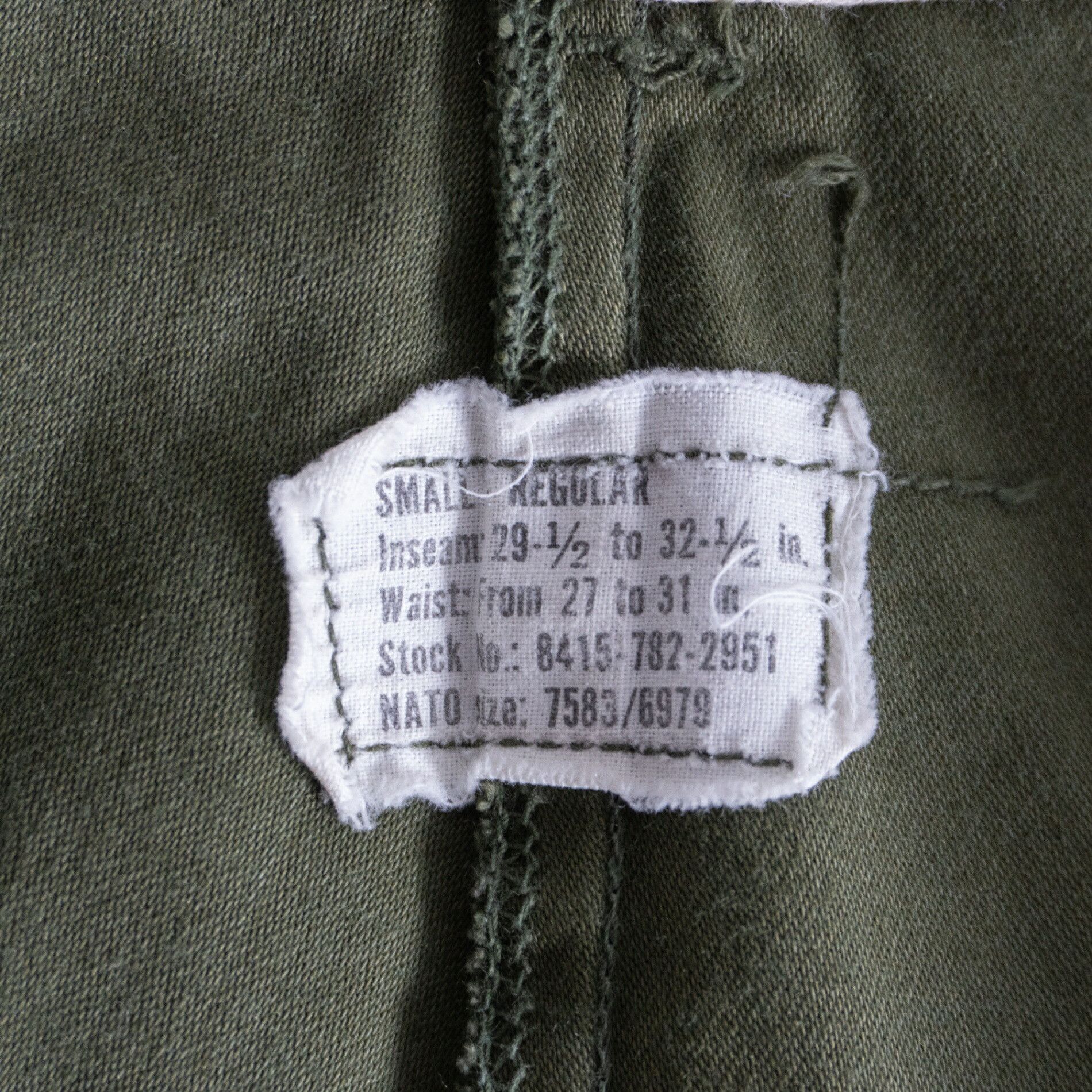 Vintage US ARMY 70S M-65 Field Pants Size SMALL/REGULAR Size US 32 / EU 48 - 7 Thumbnail