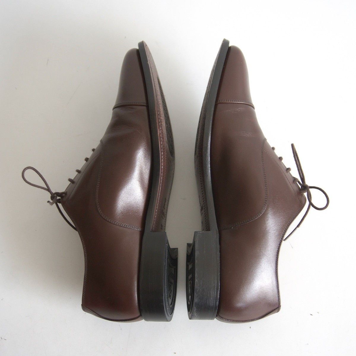 Vintage SCOTCH GRAIN Cap-toe leather shoes Size 26EEE Size US 8 / EU 41 - 3 Thumbnail