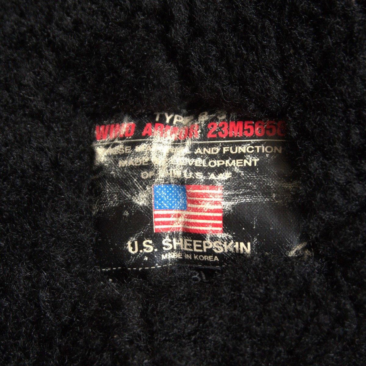 Vintage WIND ARMOR B-3 Shearling Bomber Jacket Size 3L Size US XL / EU 56 / 4 - 3 Thumbnail
