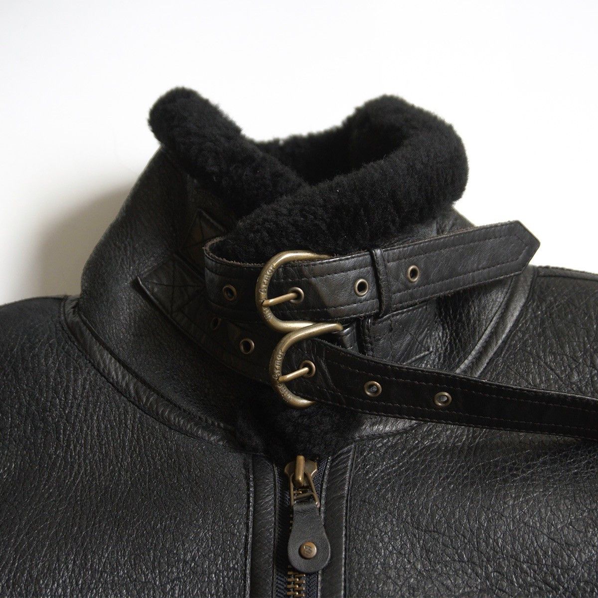 Vintage WIND ARMOR B-3 Shearling Bomber Jacket Size 3L Size US XL / EU 56 / 4 - 5 Thumbnail