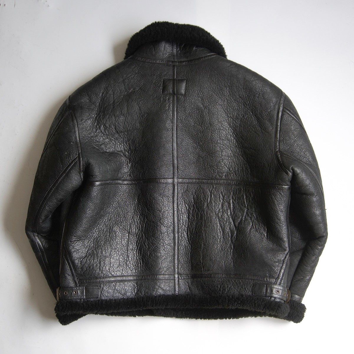 Vintage WIND ARMOR B-3 Shearling Bomber Jacket Size 3L Size US XL / EU 56 / 4 - 2 Thumbnail