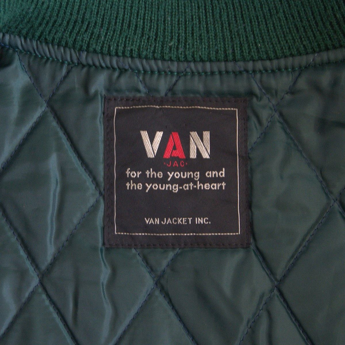 Vintage VAN JAC Leather-sleeved varsity jacket Size L Size US L / EU 52-54 / 3 - 3 Thumbnail