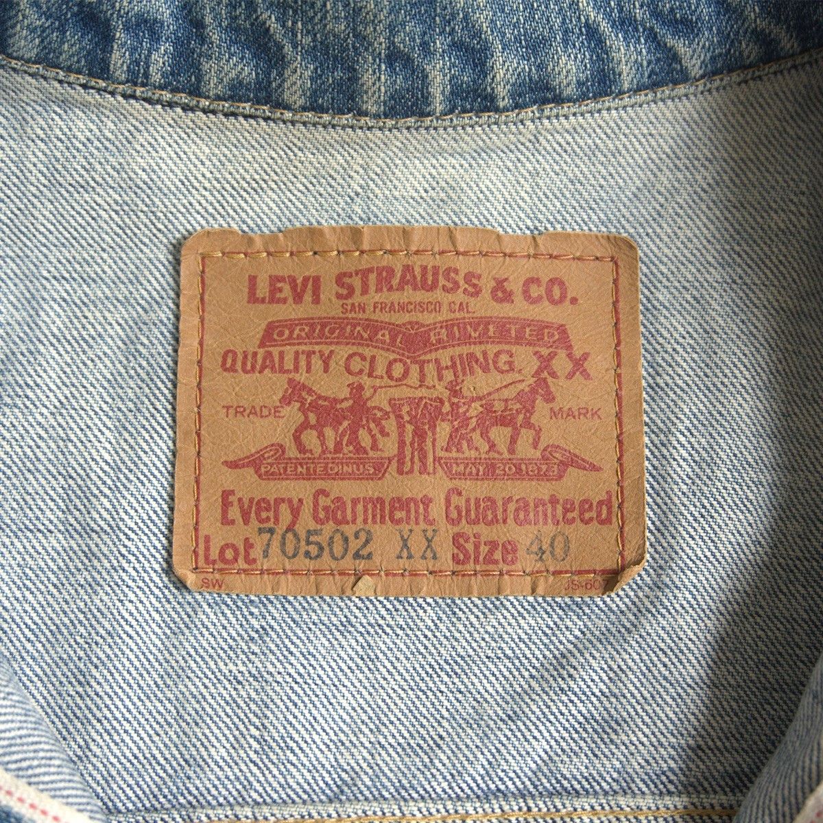 Levi's Levi's Big E Denim Jacket Size 40 Size US XXS / EU 40 - 4 Thumbnail