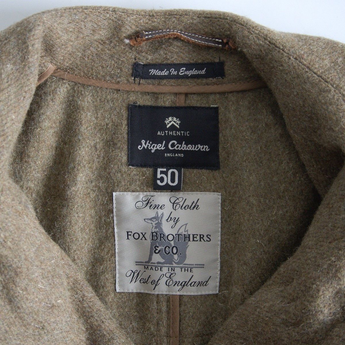 Nigel Cabourn Nigel Cabourn x FOX BROTHRES Duffle coat Size 50 Size US L / EU 52-54 / 3 - 5 Thumbnail