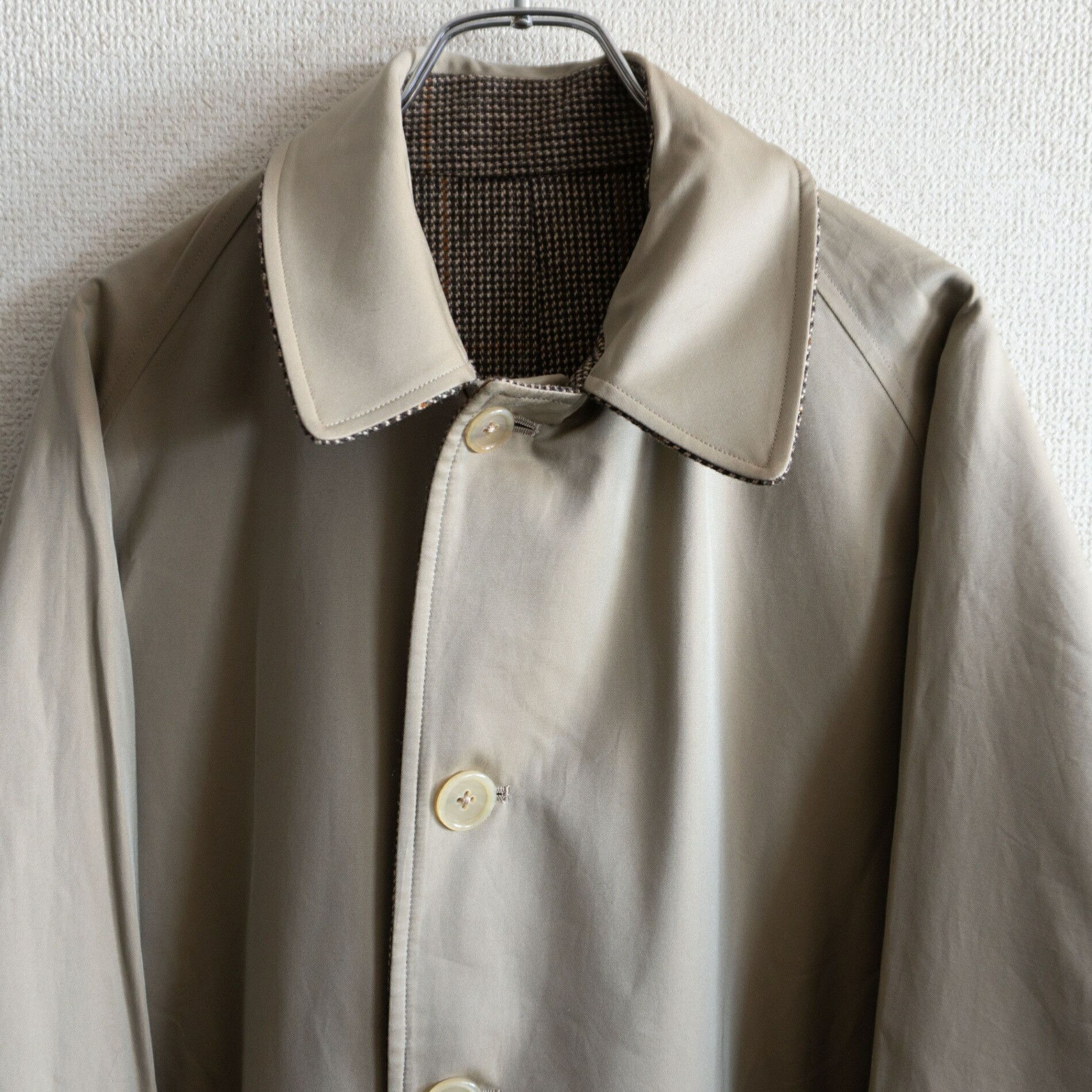 ANATOMICA ANATOMICA Reversible Tweed Raglan Coat Size 44 Size US S / EU 44-46 / 1 - 6 Thumbnail