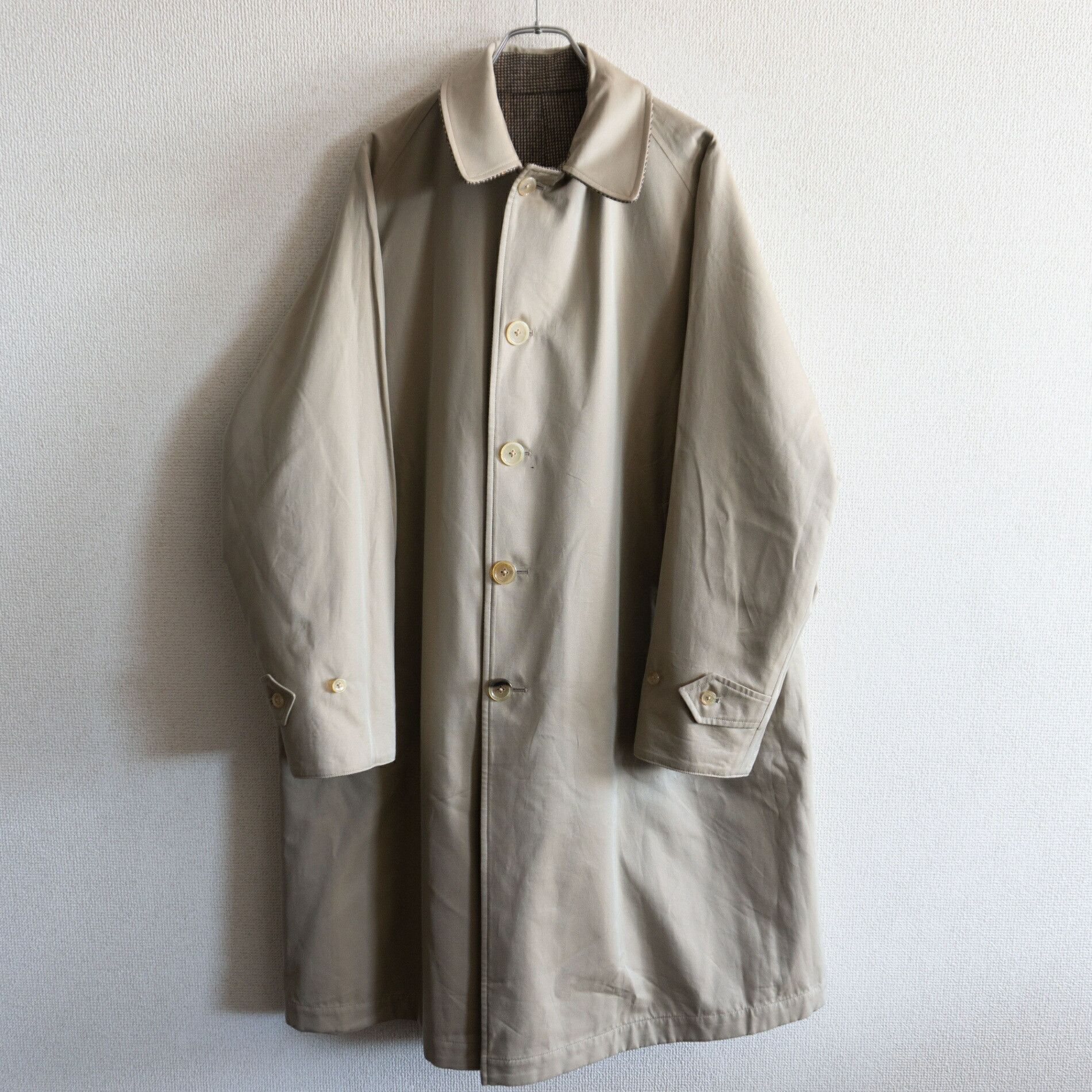 ANATOMICA ANATOMICA Reversible Tweed Raglan Coat Size 44 Size US S / EU 44-46 / 1 - 5 Thumbnail