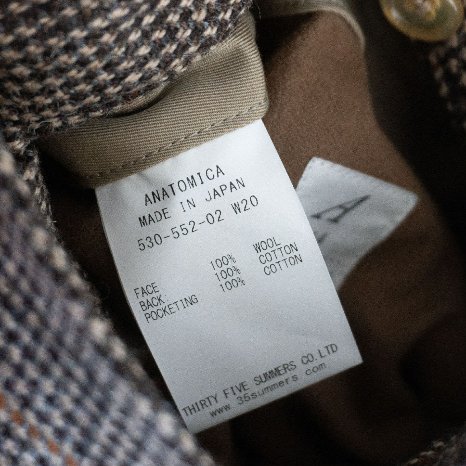 ANATOMICA ANATOMICA Reversible Tweed Raglan Coat Size 44 Size US S / EU 44-46 / 1 - 9 Thumbnail