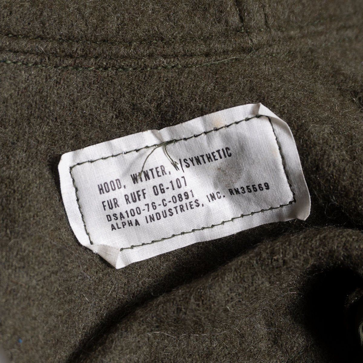 Vintage US ARMY 80S M-65 Mod Coat Size L Size US L / EU 52-54 / 3 - 7 Thumbnail