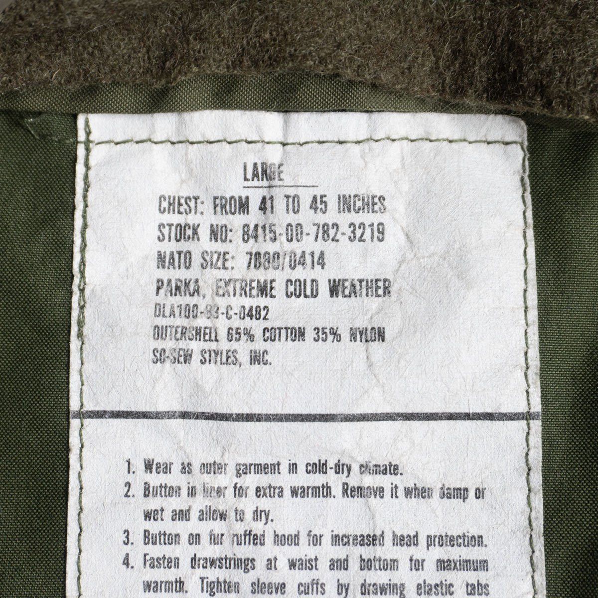 Vintage US ARMY 80S M-65 Mod Coat Size L Size US L / EU 52-54 / 3 - 8 Thumbnail