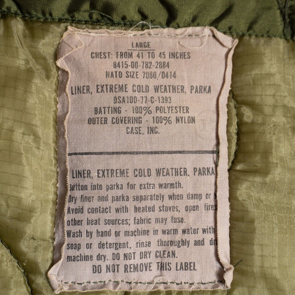 Vintage US ARMY 80S M-65 Mod Coat Size L Size US L / EU 52-54 / 3 - 9 Thumbnail