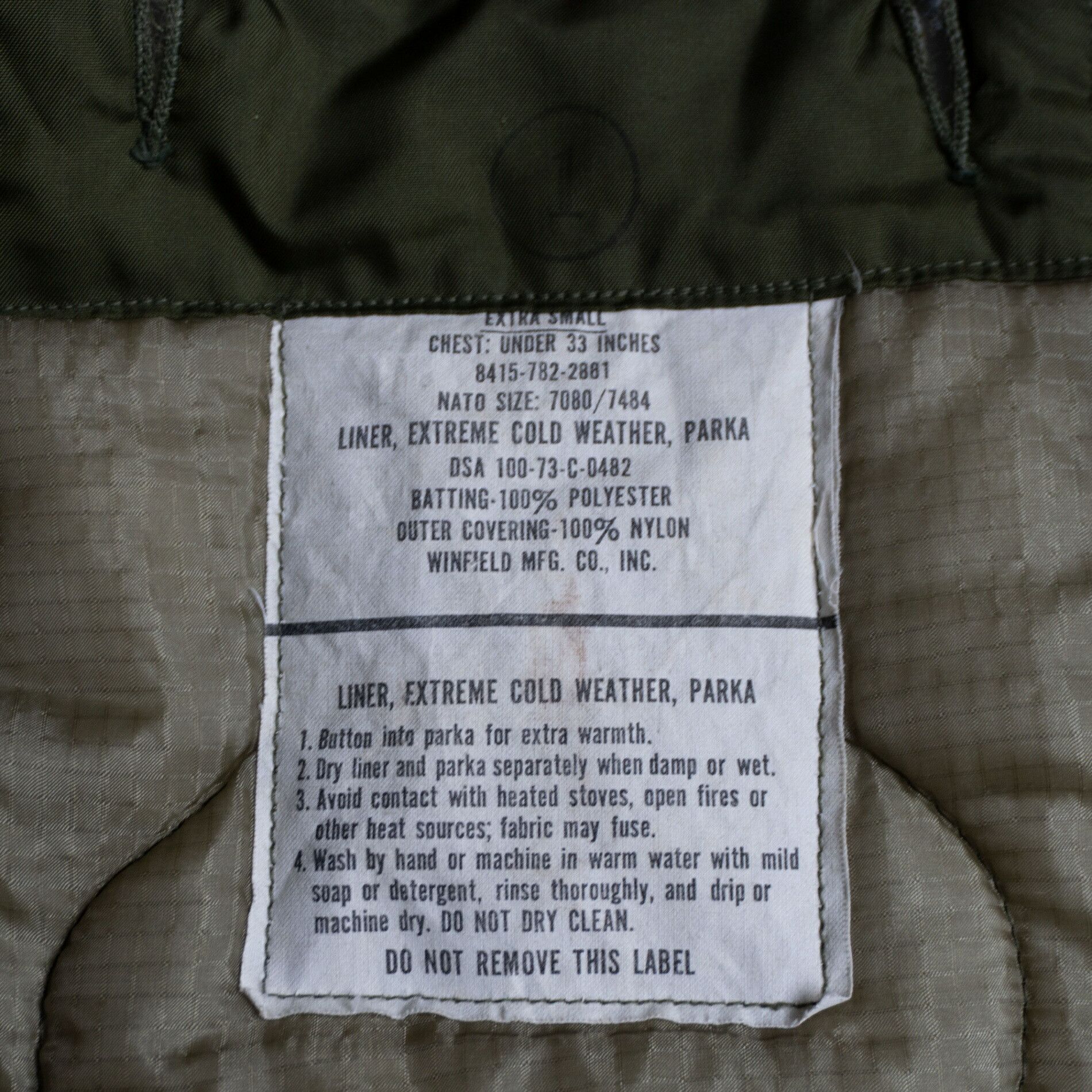 Vintage US ARMY 80S M-65 Mod Coat Size XS Size US XS / EU 42 / 0 - 7 Thumbnail