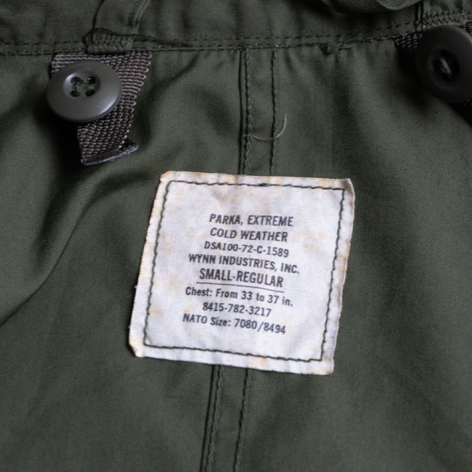 Vintage US ARMY 70S M-65 Mod Coat Size S Size US S / EU 44-46 / 1 - 6 Thumbnail