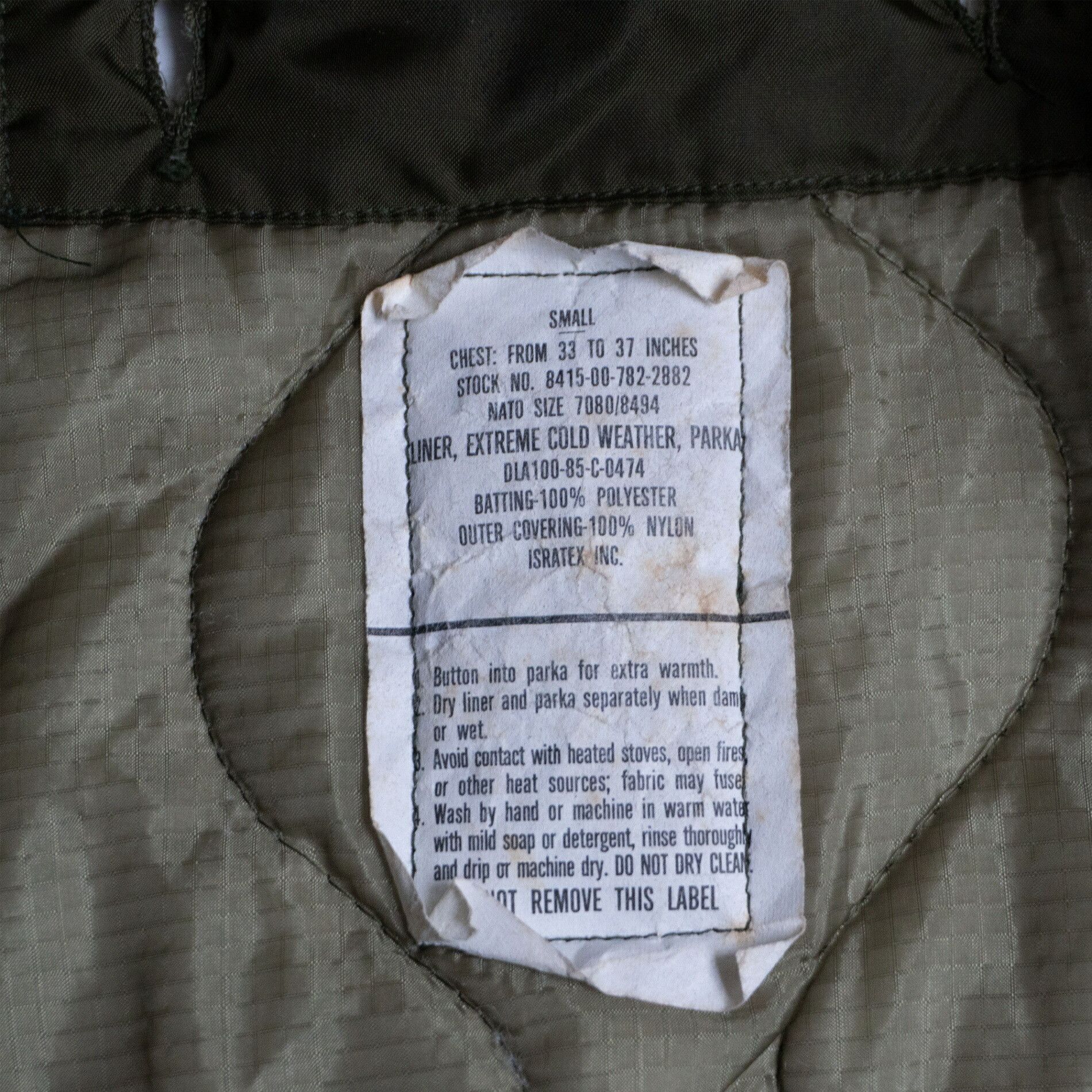 Vintage US ARMY 70S M-65 Mod Coat Size S Size US S / EU 44-46 / 1 - 8 Thumbnail
