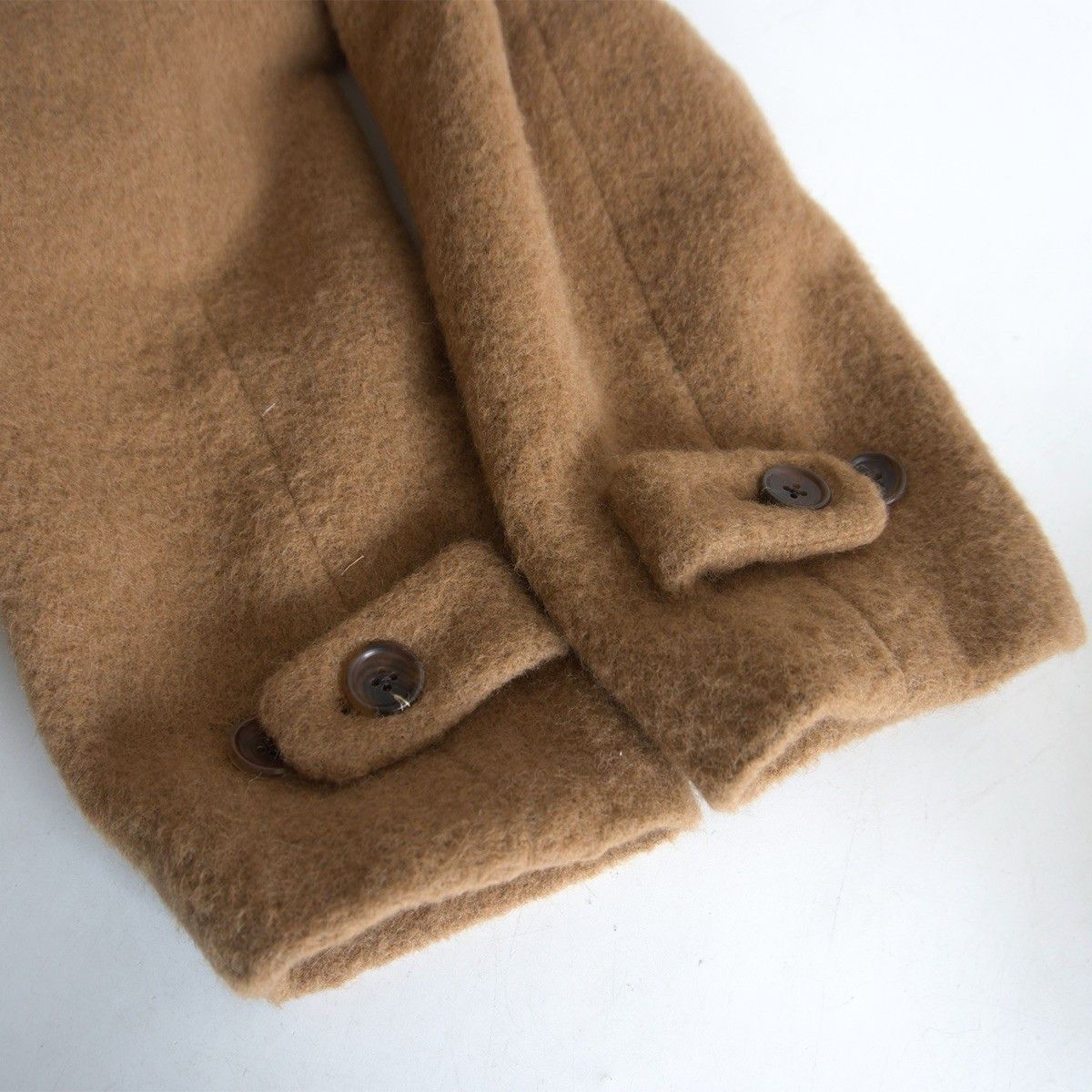Paul Stuart Paul Stuart Alpaca Double-Breasted Coat Brown Size 48 Size US M / EU 48-50 / 2 - 6 Thumbnail