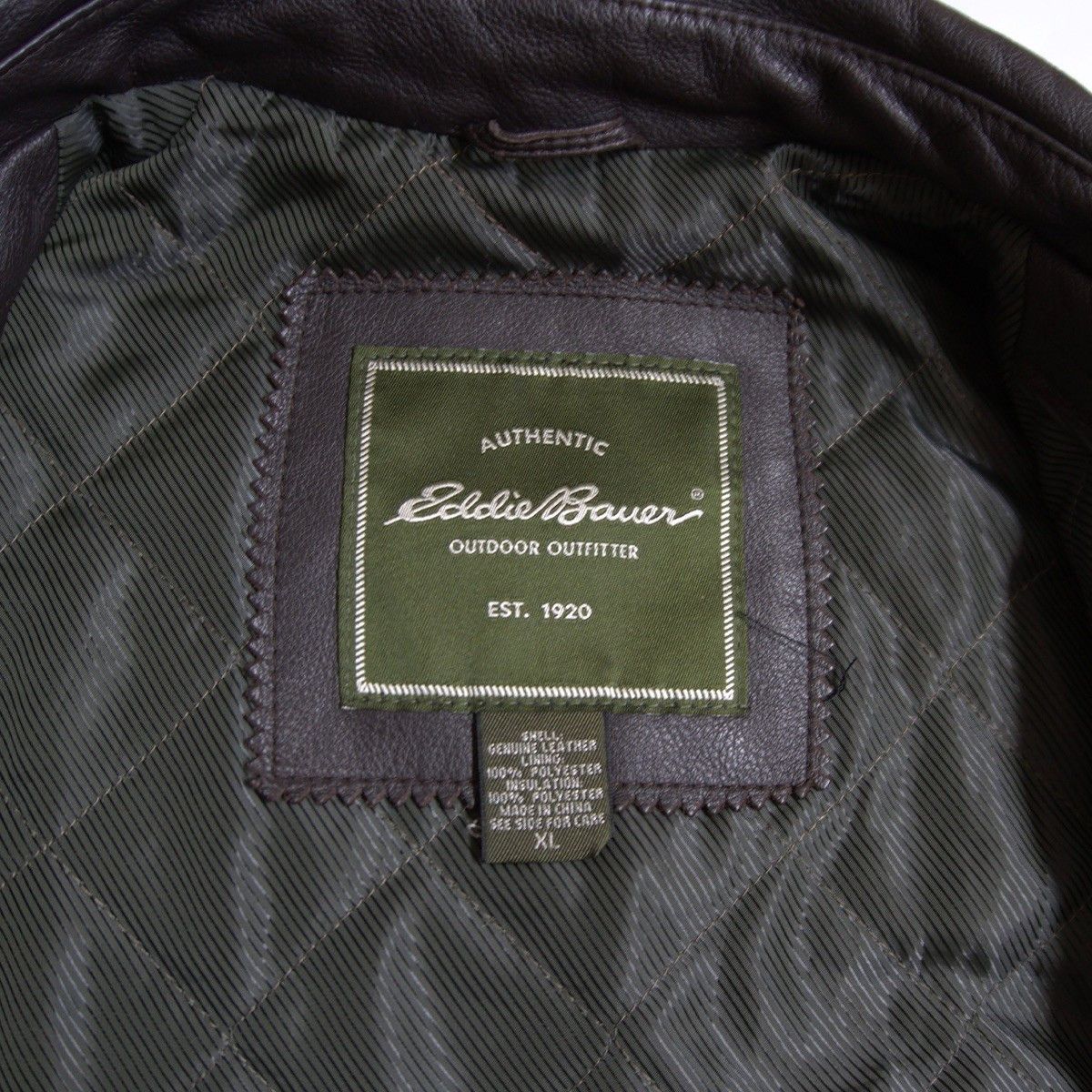 Eddie Bauer Eddie Bauer Leather Car Coat Brown Size XL Size US XL / EU 56 / 4 - 5 Thumbnail