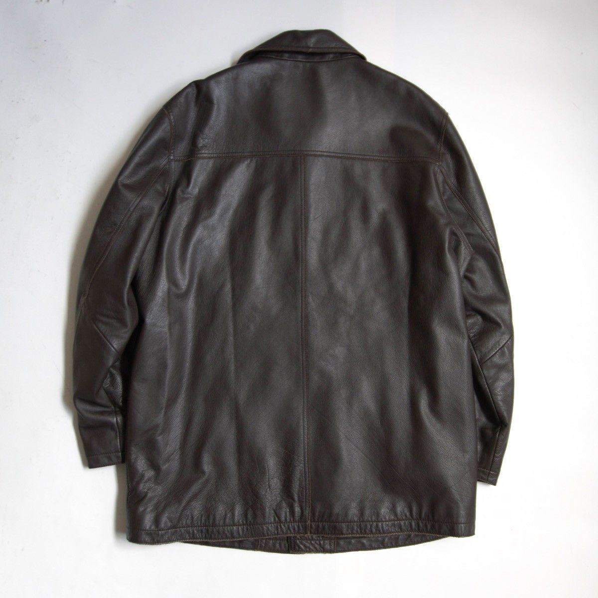 Eddie Bauer Eddie Bauer Leather Car Coat Brown Size XL Size US XL / EU 56 / 4 - 2 Thumbnail