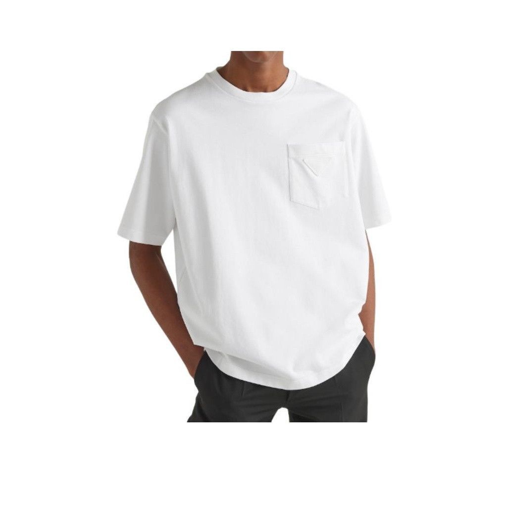 Prada Triangle Logo Pocket T-Shirt Size US S / EU 44-46 / 1 - 10 Thumbnail