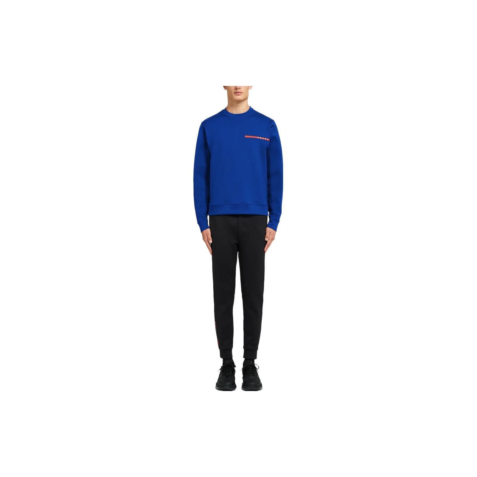 Prada Technical Jersey Logo Sweatshirt Size US L / EU 52-54 / 3 - 6 Thumbnail