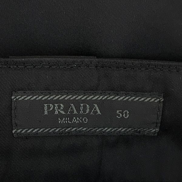 Prada Sleek Black Triangle Logo Shorts Size US 34 / EU 50 - 3 Thumbnail