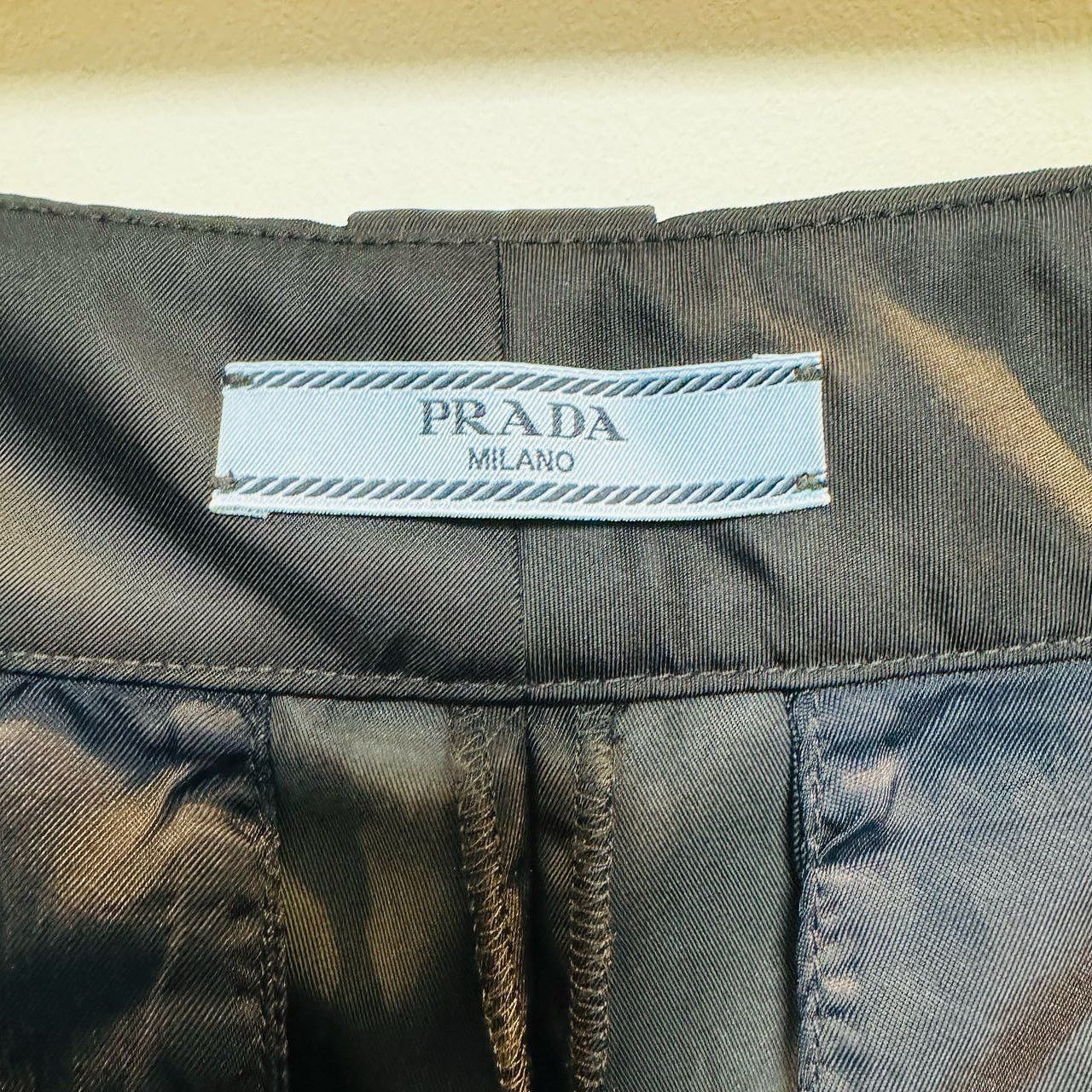 Prada Lightweight Black Nylon Shorts Size 36 Size US 36 / EU 52 - 3 Thumbnail