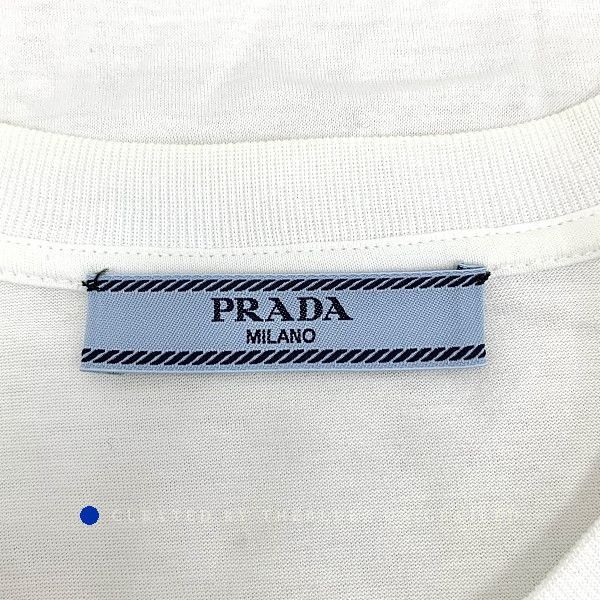Prada Minimalist Pocket Jersey T-Shirt in White Size US XS / EU 42 / 0 - 3 Thumbnail