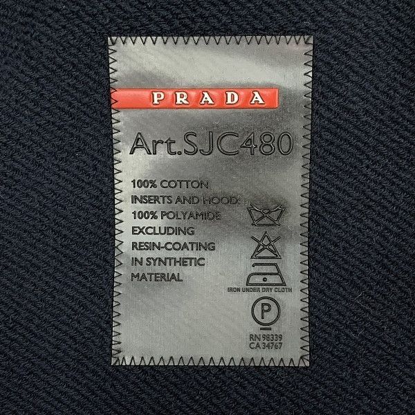 Prada Stylish Black Zip-Up Hoodie in Size S Size US S / EU 44-46 / 1 - 3 Thumbnail