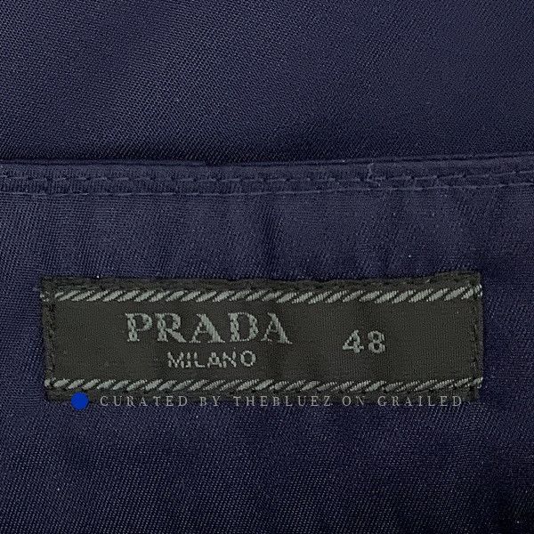 Prada Stylish Logo Patch Shorts in Blue Size US 32 / EU 48 - 3 Thumbnail