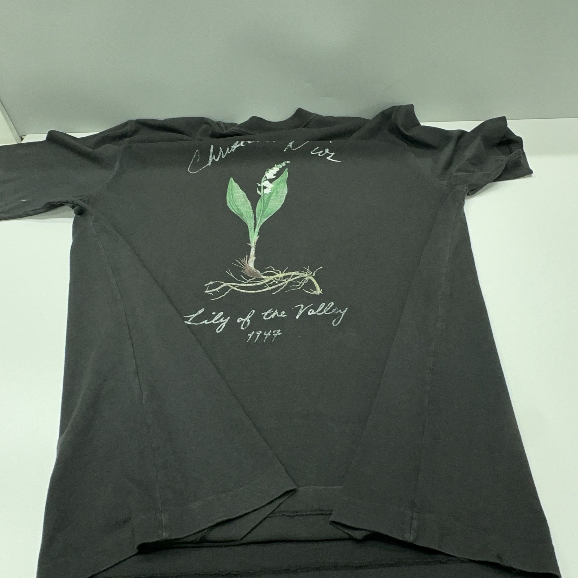 Dior Gray Floral Print Short Sleeve T-Shirt Size US L / EU 52-54 / 3 - 14 Thumbnail