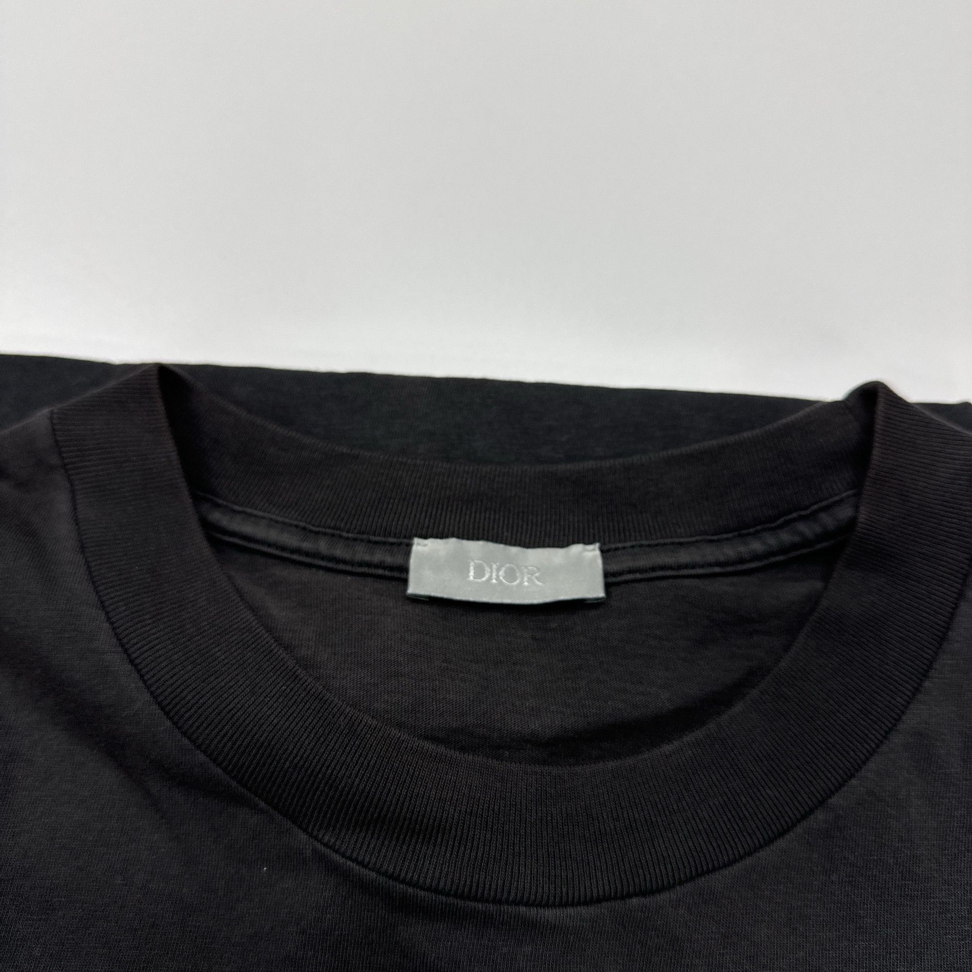 Dior Gray Floral Print Short Sleeve T-Shirt Size US L / EU 52-54 / 3 - 3 Thumbnail