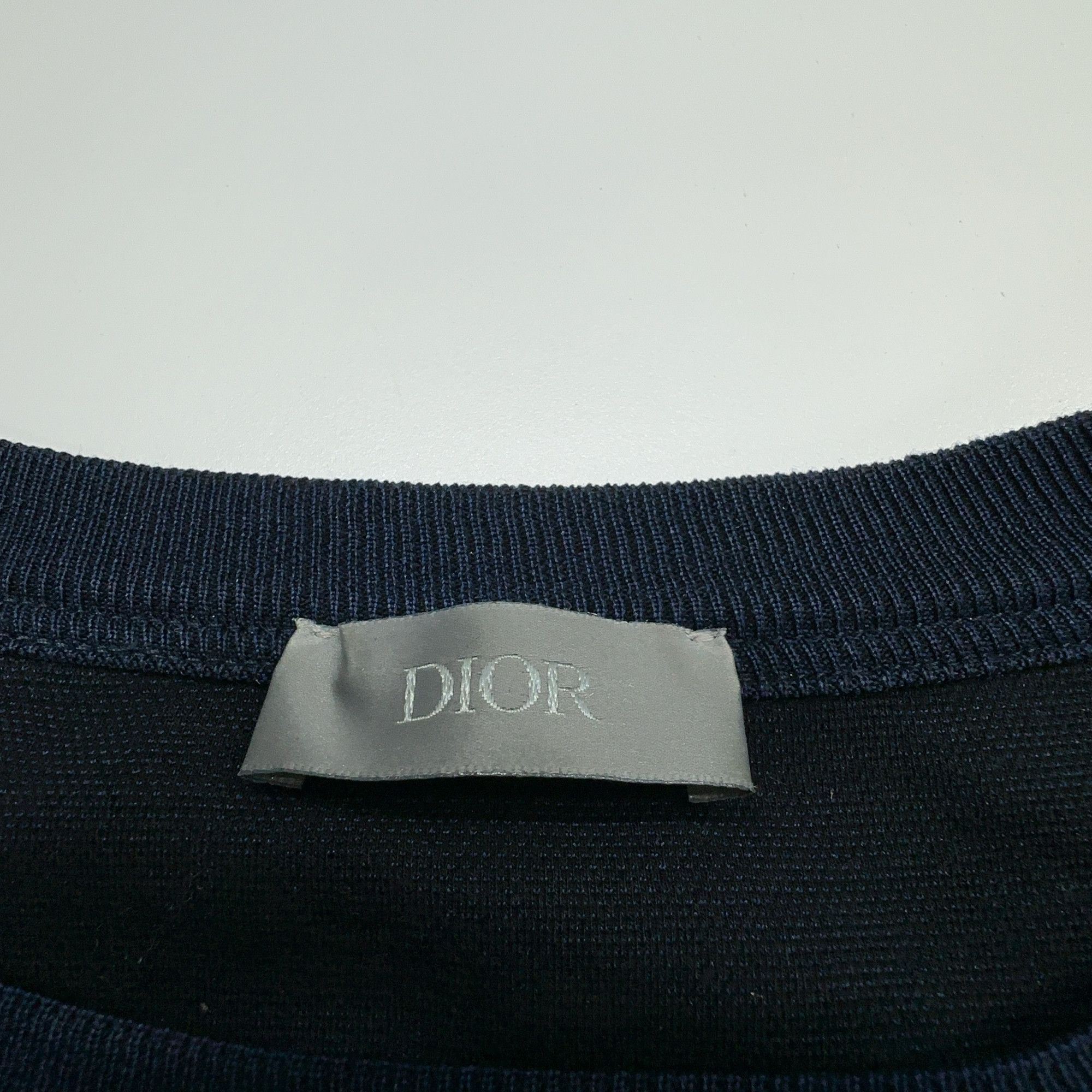 Dior Graphic Tee with Oblique Design in Blue Size US M / EU 48-50 / 2 - 4 Thumbnail