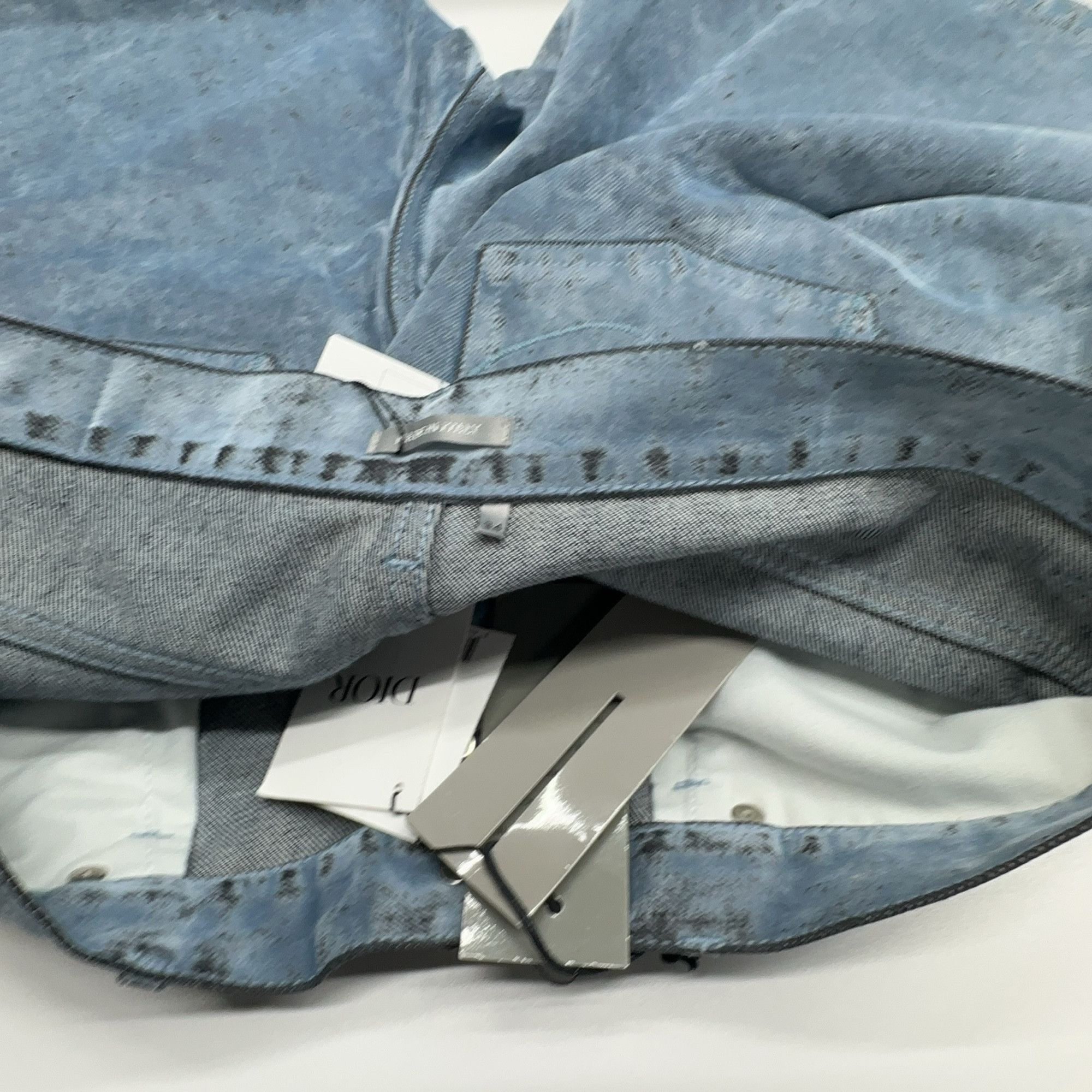 Dior Blue Denim Shorts in Size 34 Size US 34 / EU 50 - 10 Thumbnail