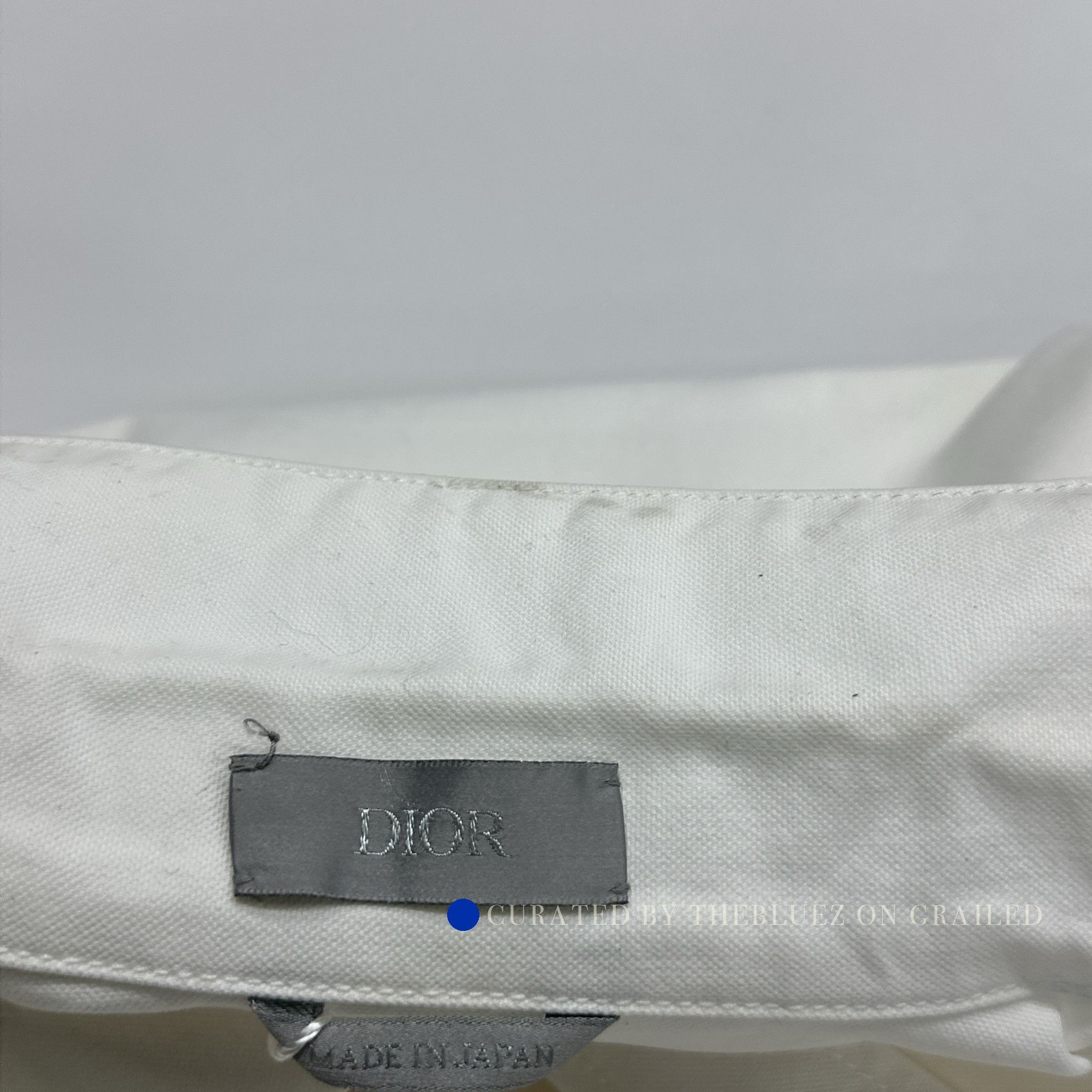 Dior Paint Splatter Denim Shirt in White Size US M / EU 48-50 / 2 - 5 Thumbnail