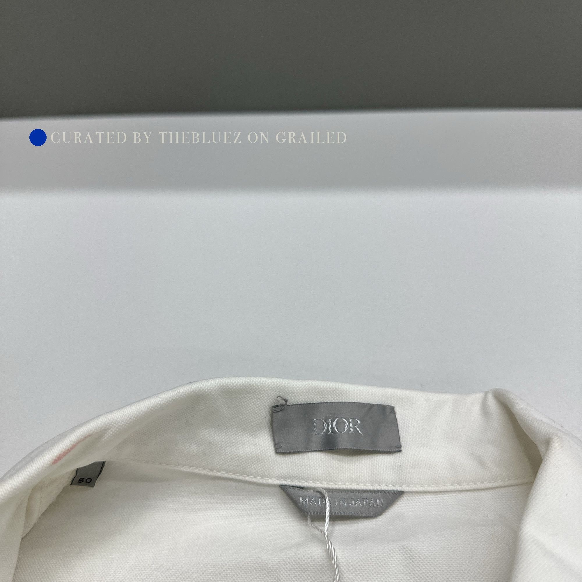 Dior Paint Splatter Denim Shirt in White Size US M / EU 48-50 / 2 - 3 Thumbnail
