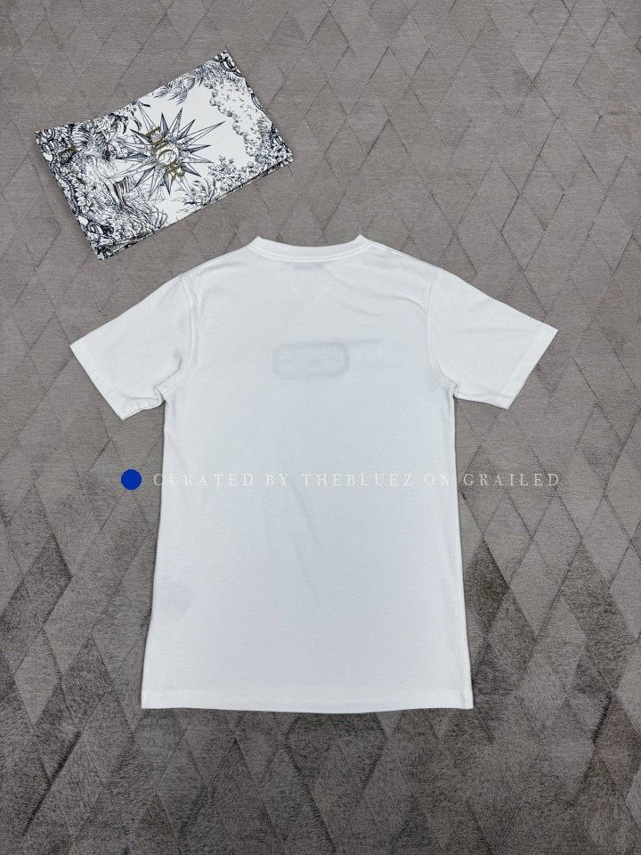 Dior Elegant White Couture Logo T-Shirt Size US XXS / EU 40 - 2 Thumbnail