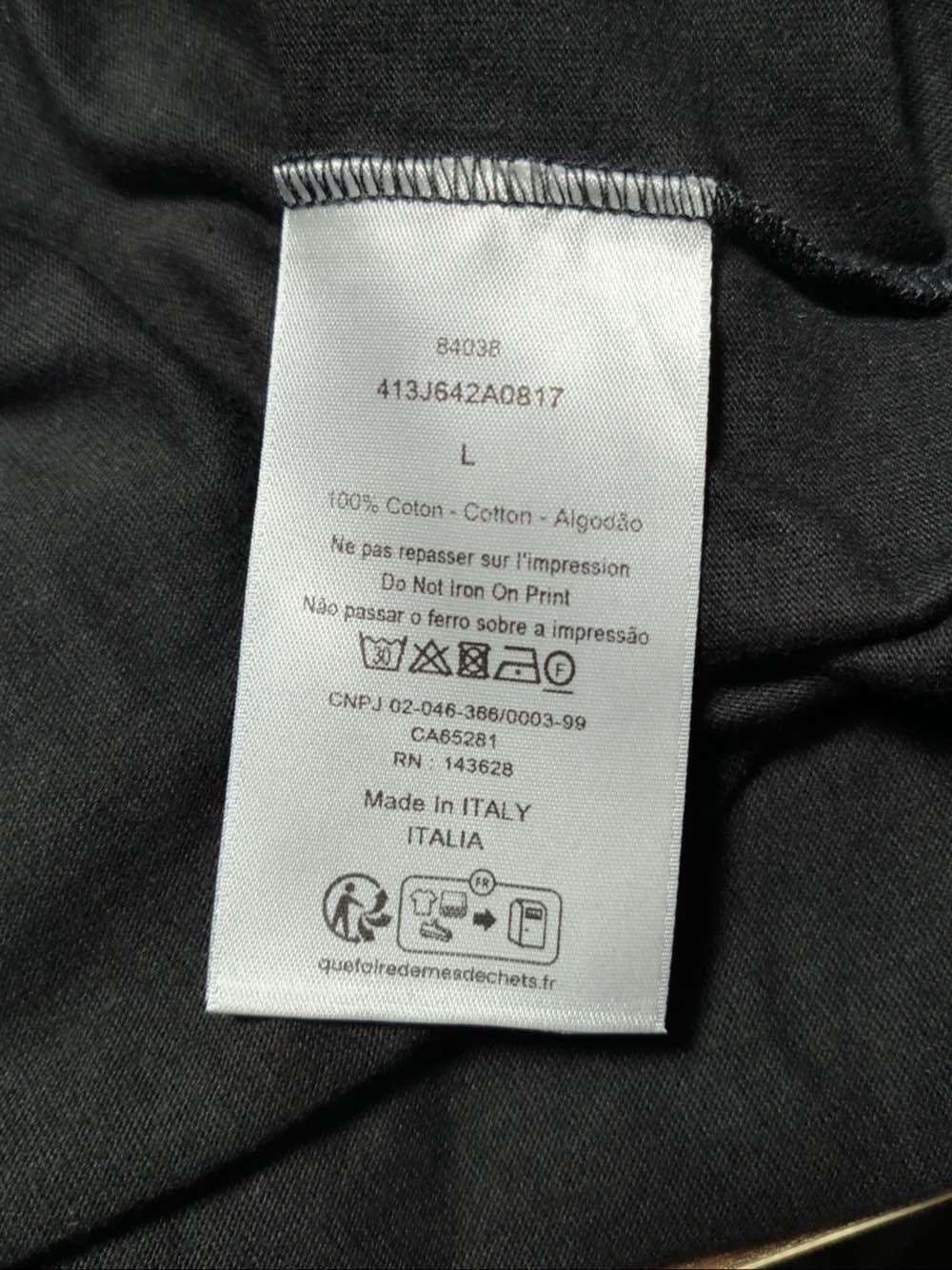 Dior Logo Long Sleeve T-Shirt in Black Size US L / EU 52-54 / 3 - 4 Thumbnail