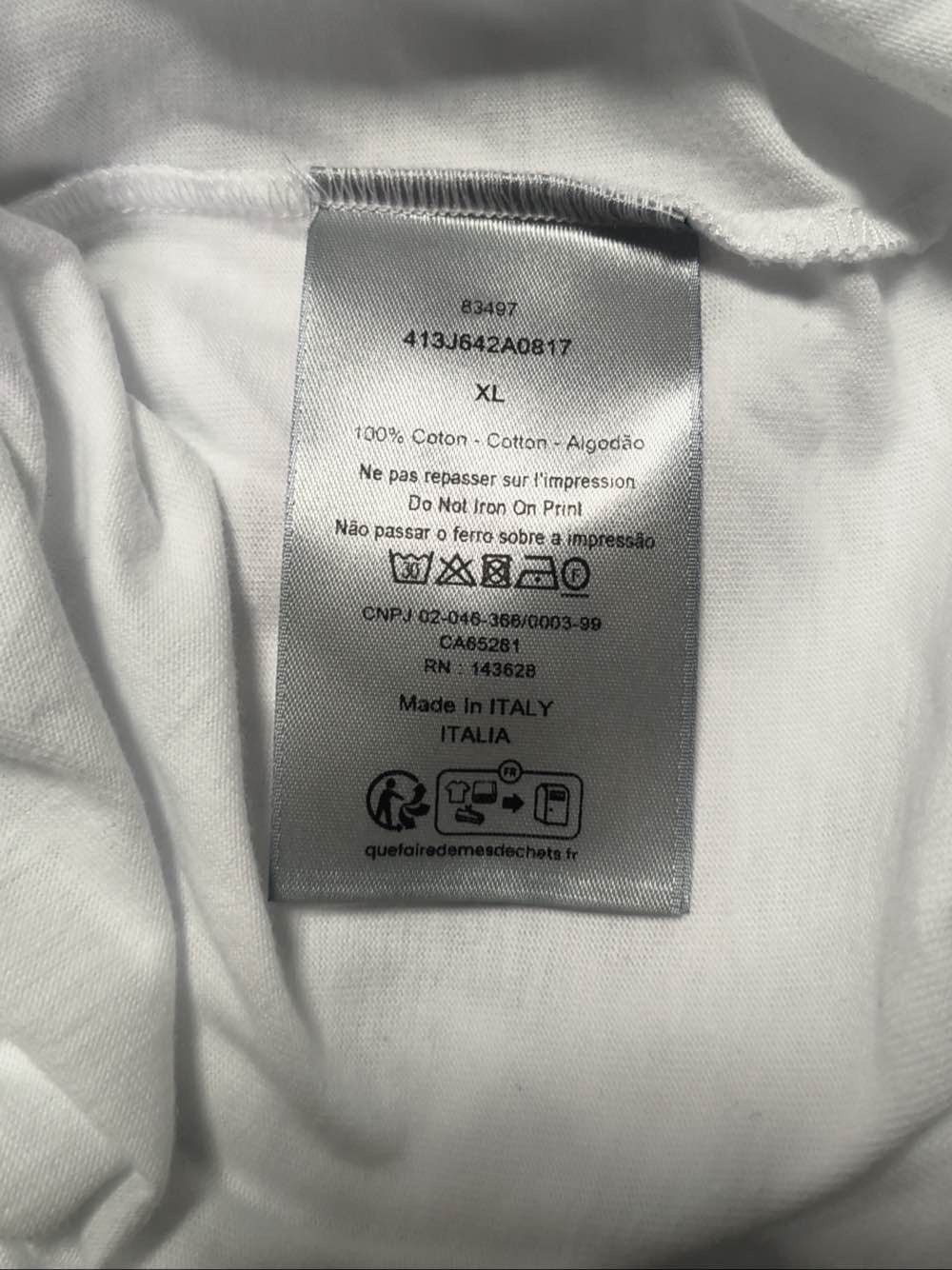Dior Logo Print Long Sleeve T-Shirt Size US XL / EU 56 / 4 - 4 Thumbnail